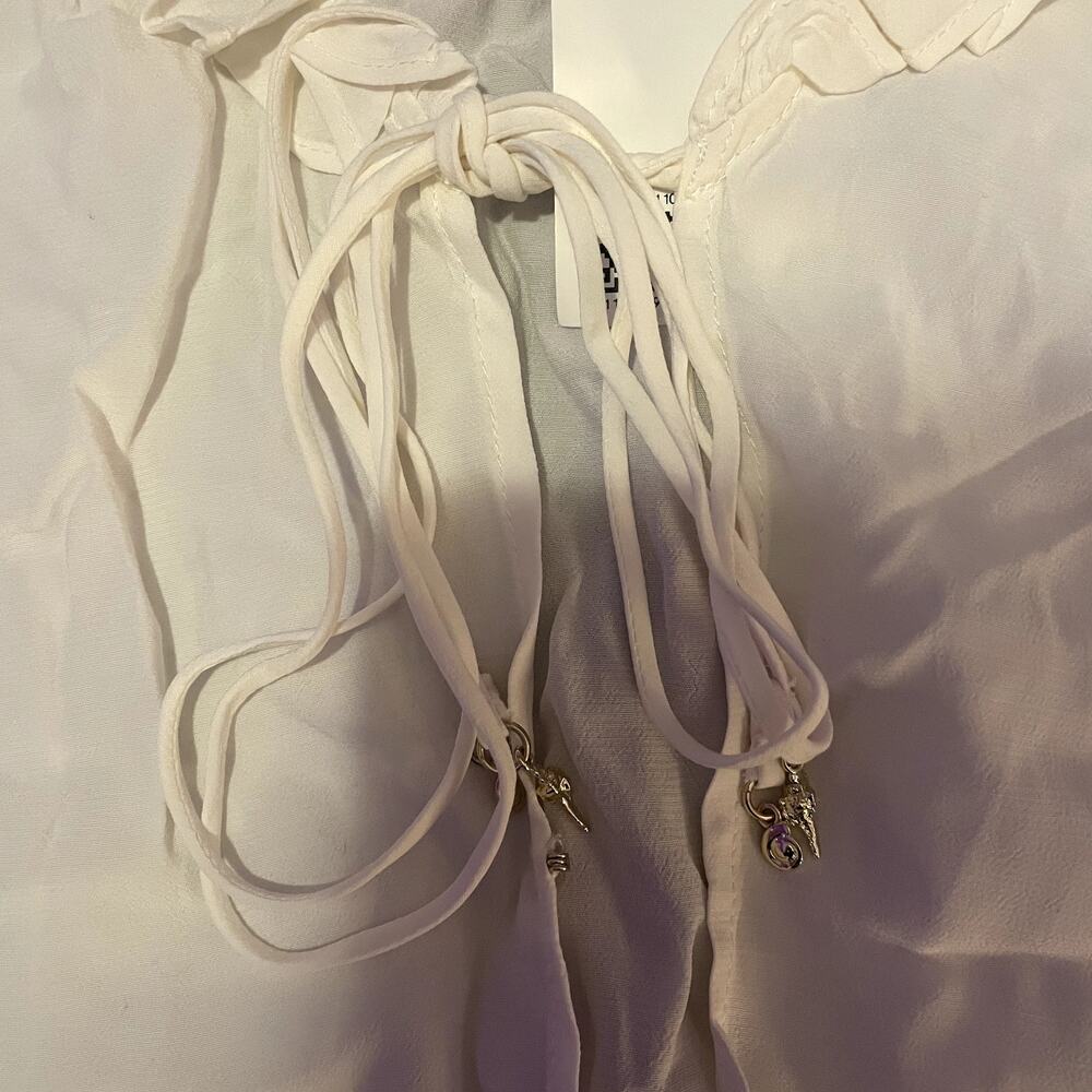 H&M Ruffled Trimmed Drawstring Blouse - Picture 5 of 11